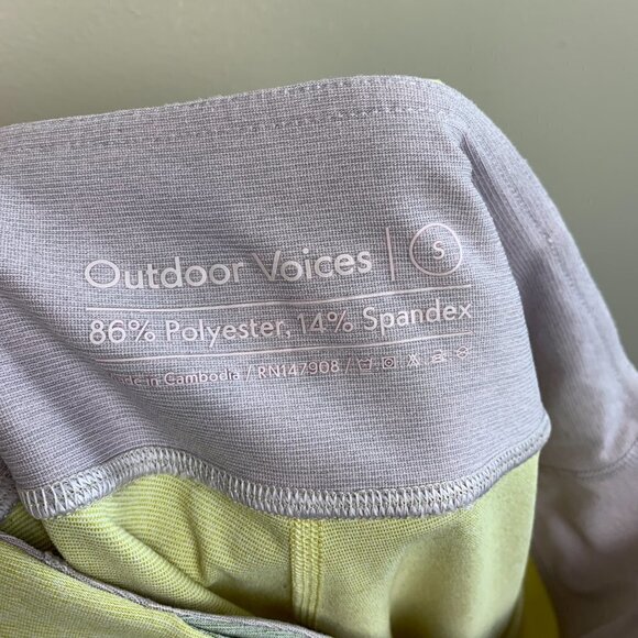 Outdoor Voices Color Block High Rise Leggings - Picture 4 of 4